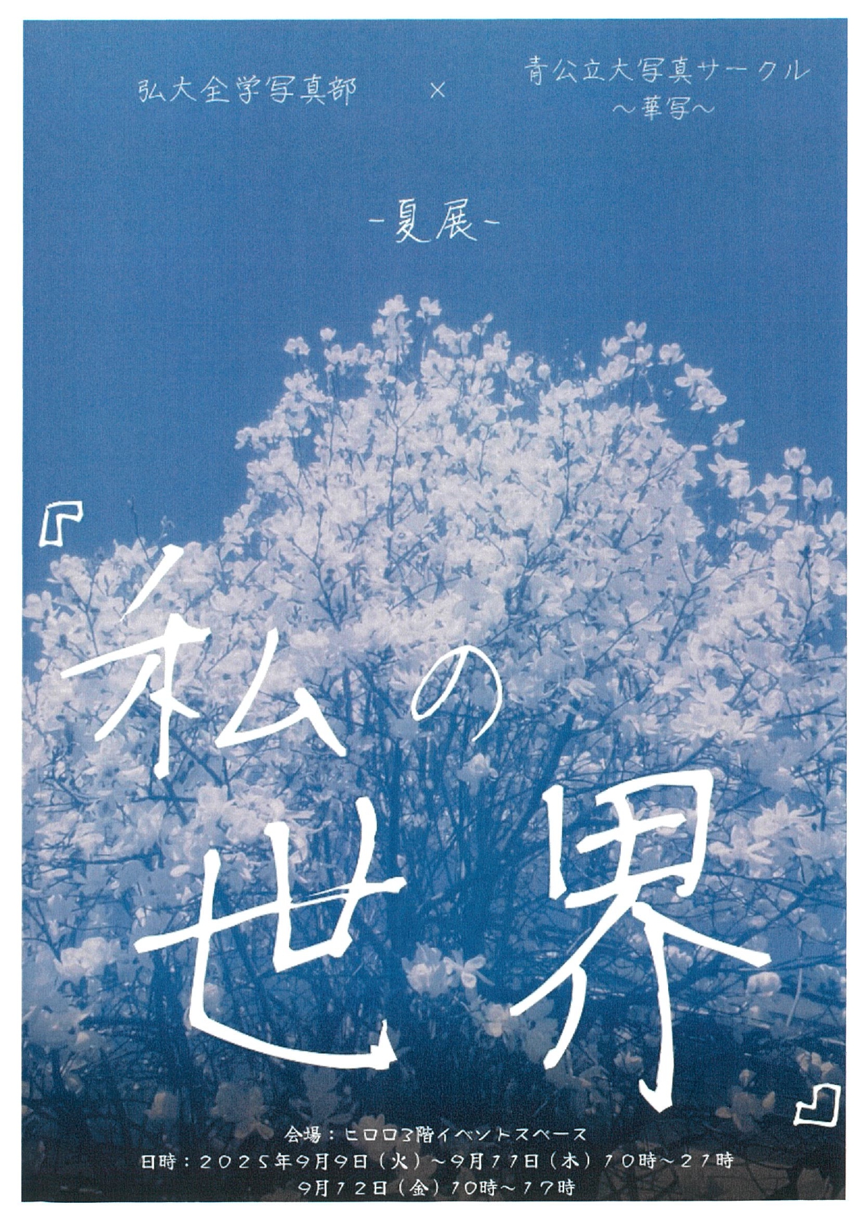 -夏展-　チラシ