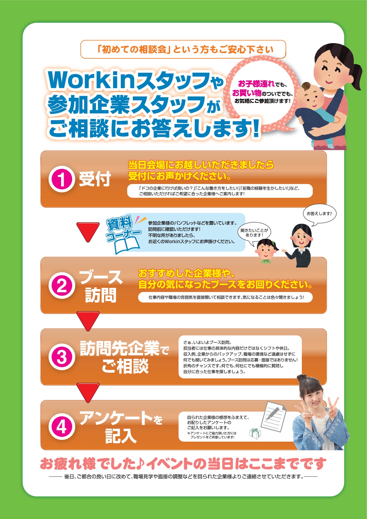 みんなのお仕事相談会in弘前｜イベントカレンダー｜弘前駅前公共施設