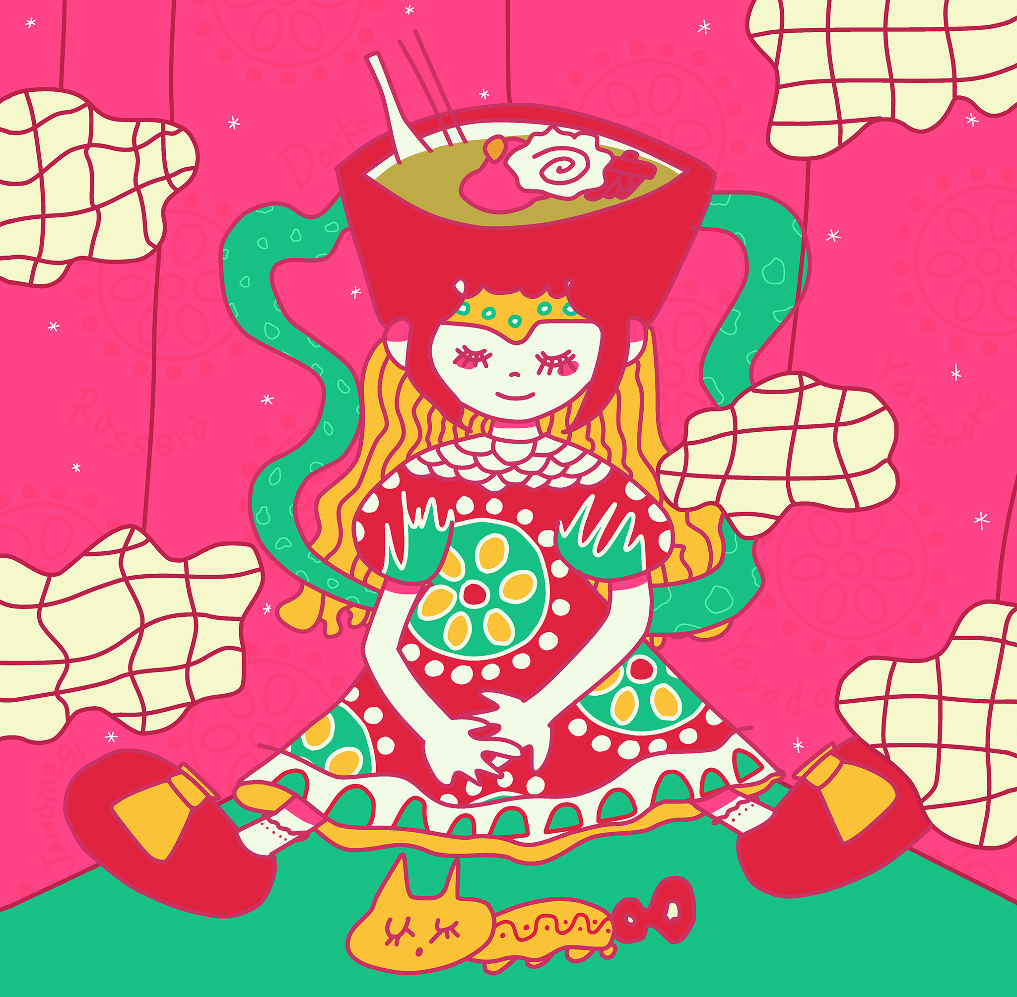 実土里さんが描いたイラスト